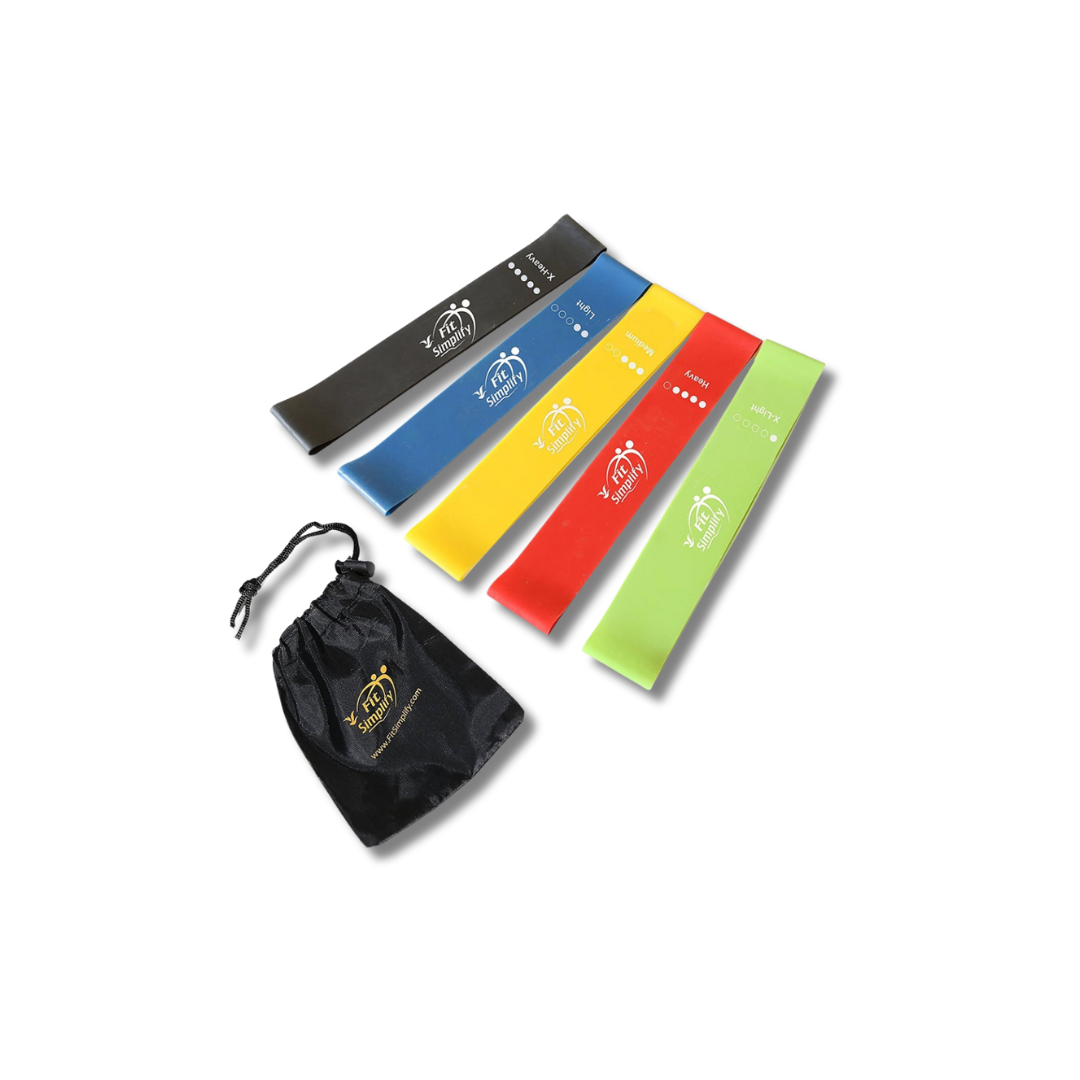 Resistance Band Set 5 Levels + Door Anchor
