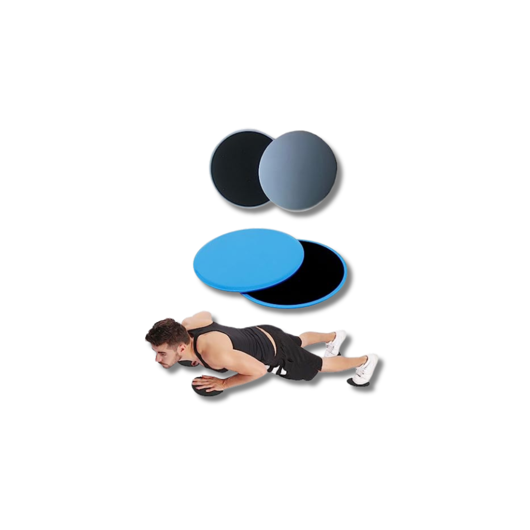 Core Sliders Dual-Surface 2-Pack - Low-Impact Core Training